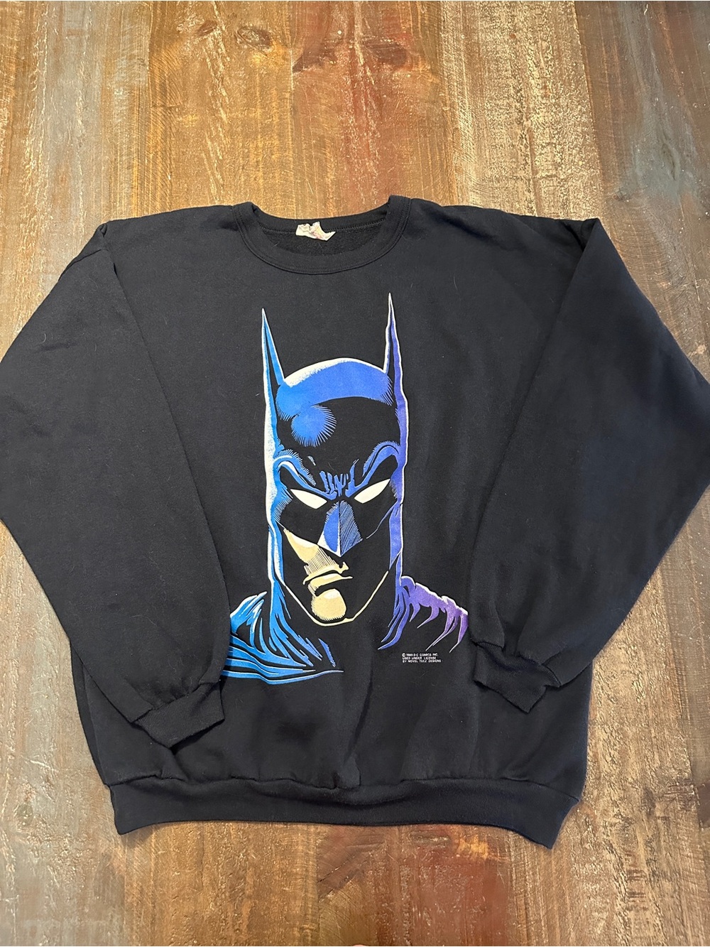 1989 Men’s XL Batman Graphic Crewneck Sweatshirt Novel Teez